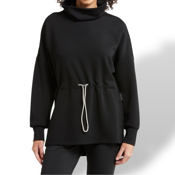 Varley Freya Drawcord Sweatshirt Black Size Small - Picture 10 of 13